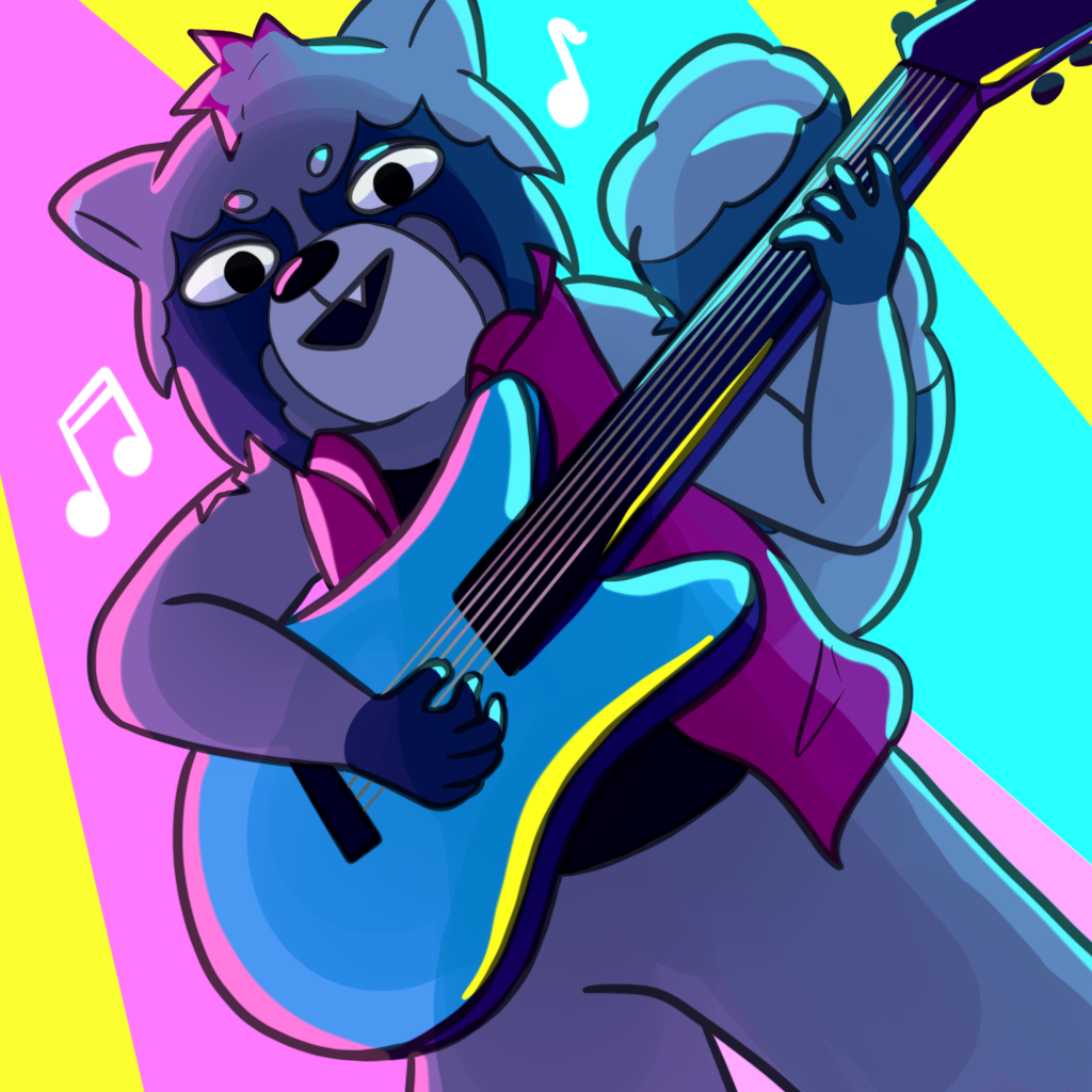 Rock On Raccoon! App Icon